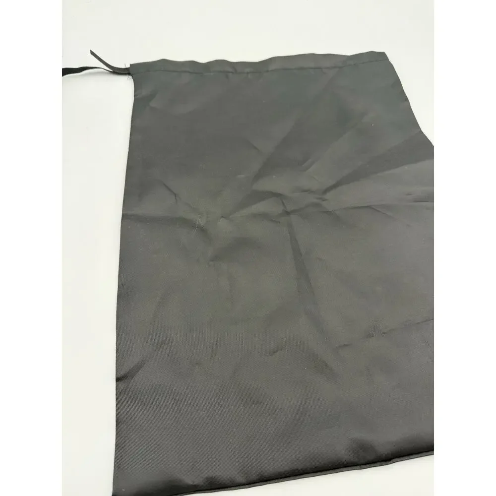 Authentic Prada Linea Rossa Black Nylon Drawstring Dust Bag Pouch 16